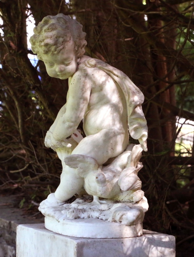 Signed by Nineteenth Century French artist Henri Dasson, this endearing marble sculpture was snatched up for $3,335.