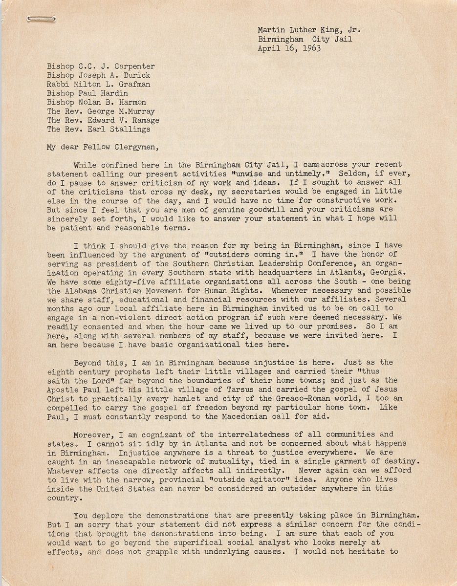 50+ Martin Luther King Letter - AdannaRieve