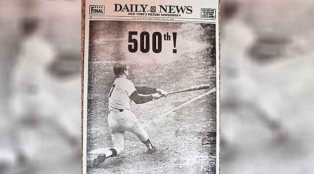 Mantle hits 500th home run, 05/14/1967