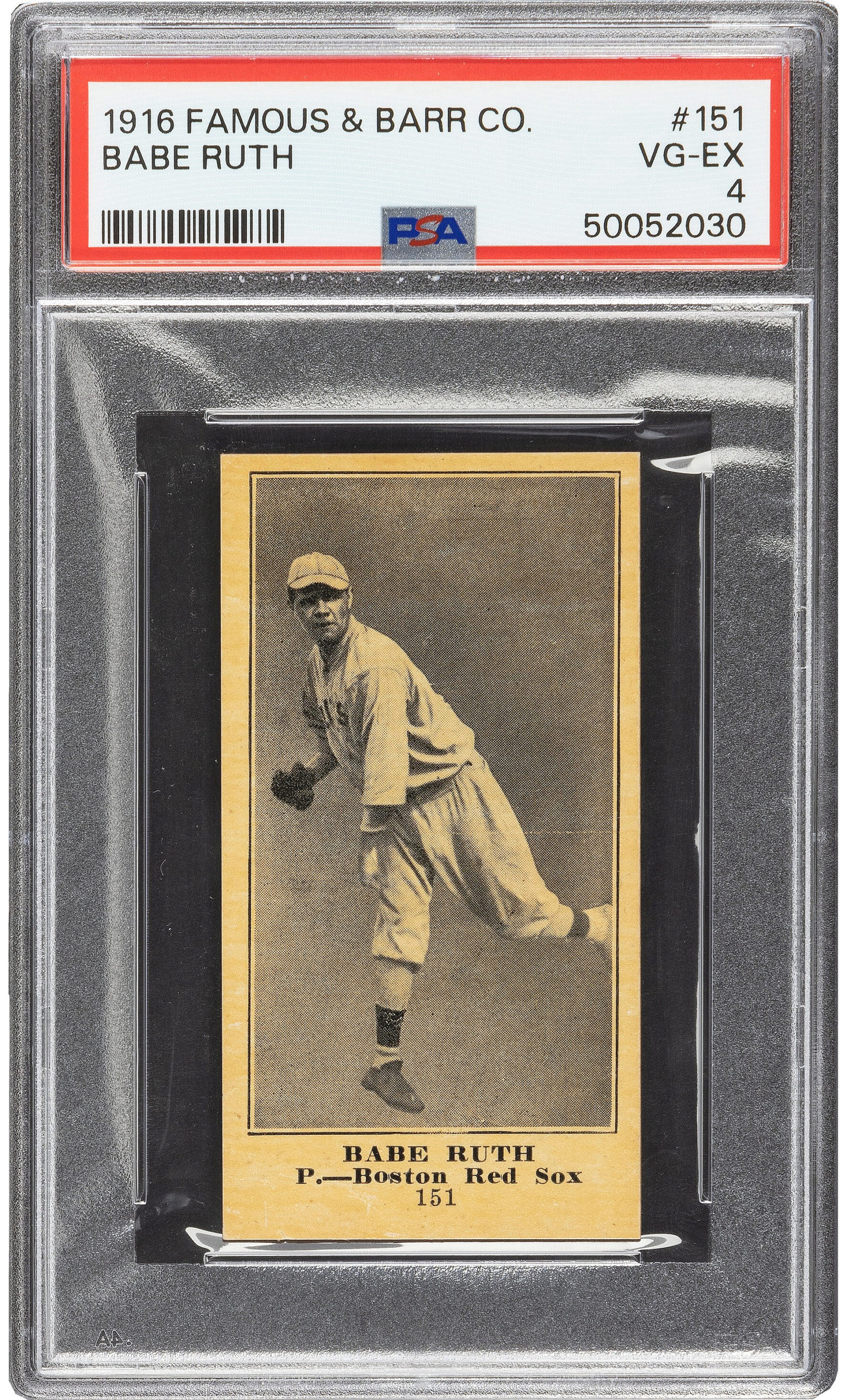 Heritage Hits Home Run With Babe Ruth Card - Antiques And The Arts