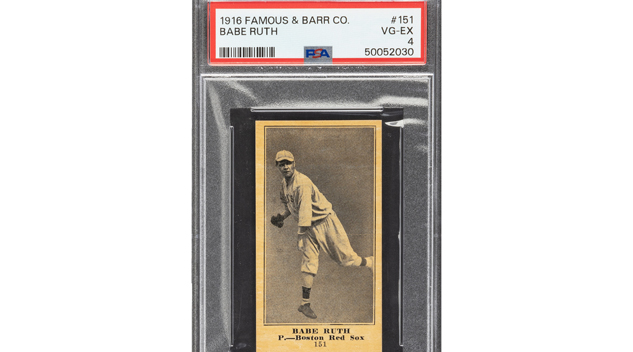 Heritage Hits Home Run With Babe Ruth Card - Antiques And The Arts