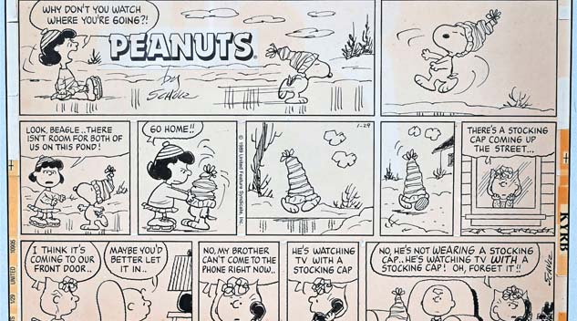 ‘Peanuts’ Comic Strip Skates To The Top For Helmuth Stone - Antiques ...