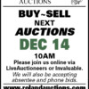 Roland Auctions - December Estates Sale