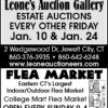 Leone's Auction Gallery - Estate Auctions Every Other Friday