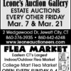 Leone's Auction Gallery - Estate Auctions Every Other Friday