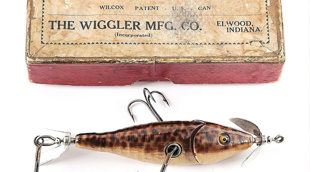 Rare Wilcox Wiggler Swims High For Morphy - Antiques And The Arts