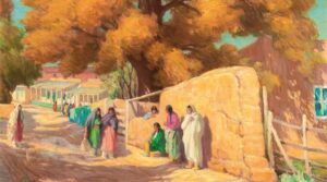 Taos Painting Looks Sharp At Clars