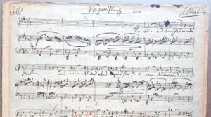 Brahms Musical Manuscript Is A Symphony For Lion Heart Autographs