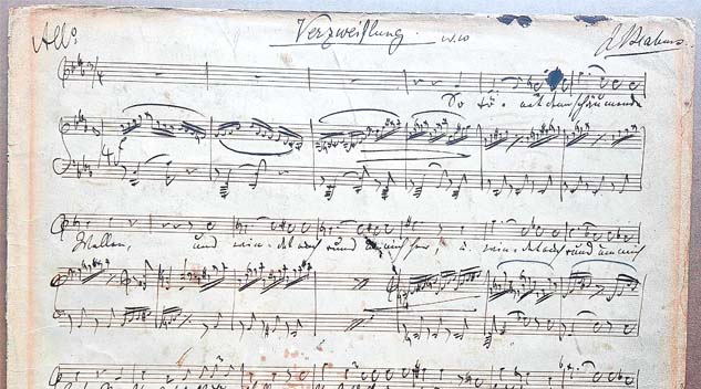 Brahms Musical Manuscript Is A Symphony For Lion Heart Autographs