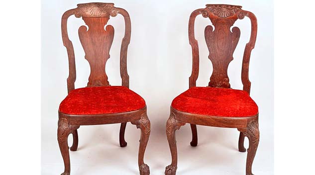 George II Side Chairs Sell At Schwenke Auction