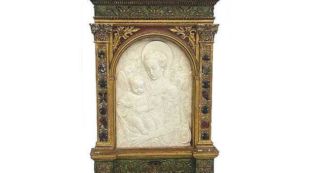 Italian Marble Cuts To Top At Carlsen Gallery