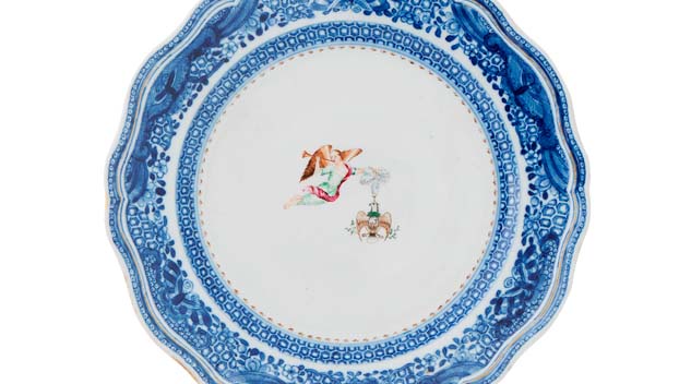 Rare Chinese Export Plate Tops Binder Collection At Grogan