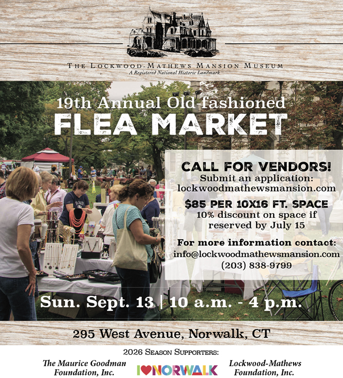 The Lockwood Mathews Mansion Museum – 19th Annual Old-fashioned Flea Market