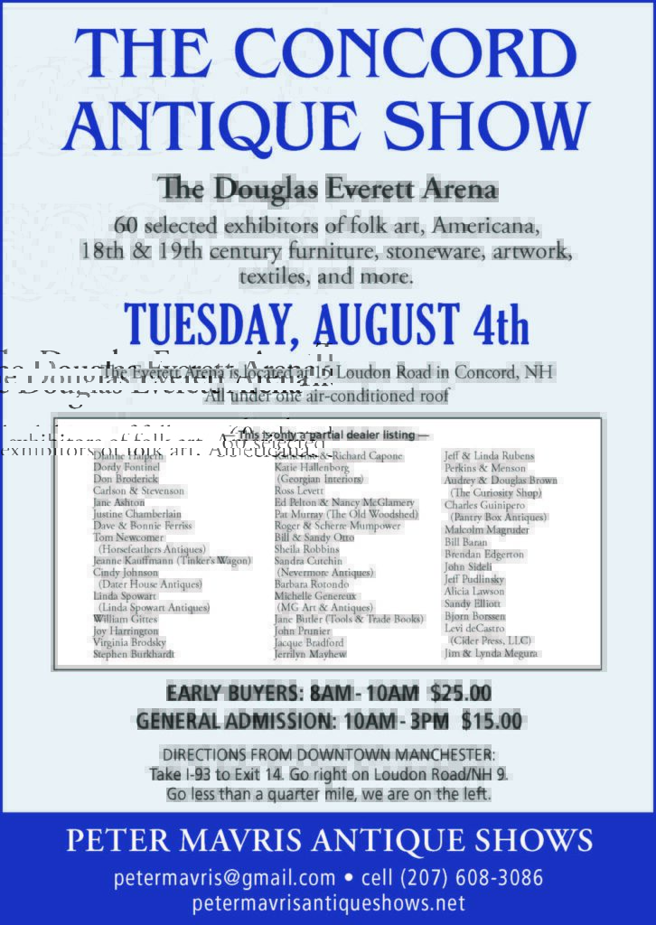 The Concord Antique Show 2026