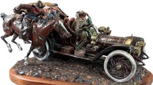 Car Beats Horse At Bertoia