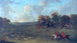 Bidders Chase Fox Hunt Scene At Litchfield