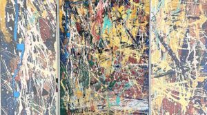 Pollock Painting Pushes Paddles At Gamage