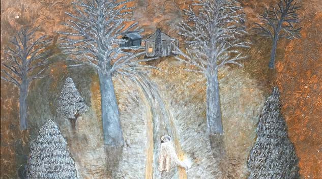 Folky Painting Finds New Home At Butterscotch