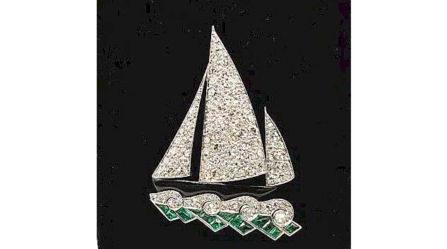 Diamond Brooch Sails At Carlsen