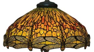 Drophead Dragonfly Lamp By Tiffany Brightens Fontaine’s