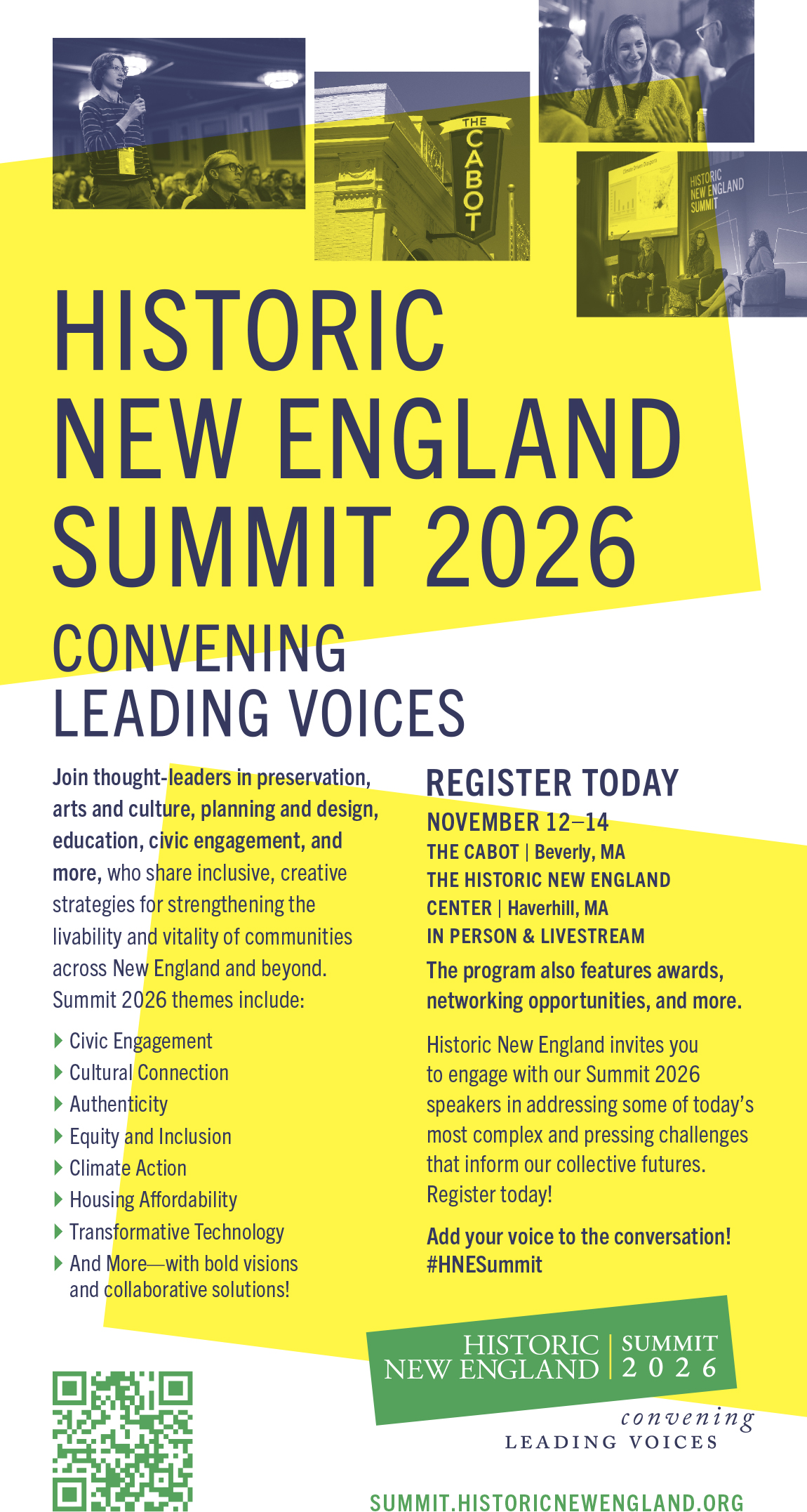 Historic New England Summit 2026
