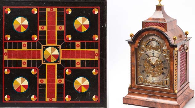 Nineteenth Century Gameboard & Clock Lead New England’s October Auctions
